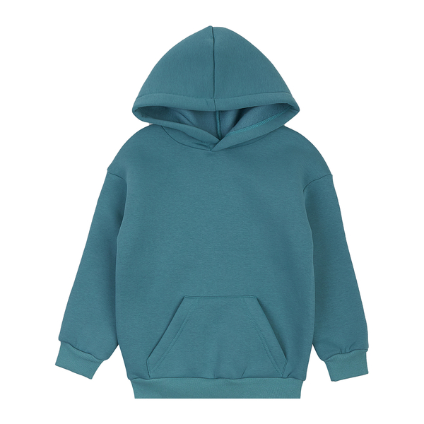 Худі на флісі Garnamama Basic Hoodie soft 158 Зелений (1039118.12353310) - Pampik - 5