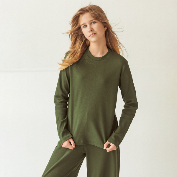 Брюки-палаццо Garnamama Lasting palazzo pants 140 Зеленый (942795.1299671) - Pampik - 9