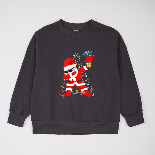 Світшот Garnamama Basic Sweatshirt 2-х нитка 122 Сірий (1032024.1397284) - Pampik