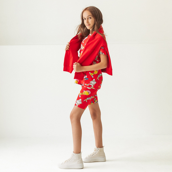 Велосипедки Garnamama Disney cycling shorts 116 Красный (923587.1283002) - Pampik - 3