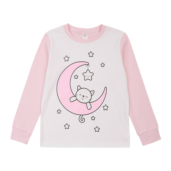 Лонгслів Garnamama Neon LS 146 Белый Розовый (1028045.13336613) - Pampik