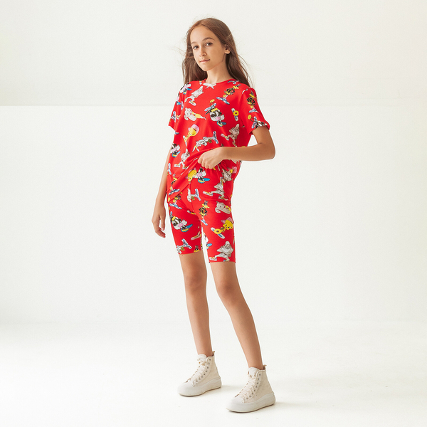 Велосипедки Garnamama Disney cycling shorts 116 Красный (923587.1283002) - Pampik