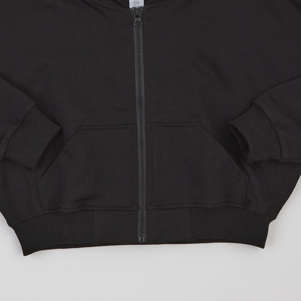 Спортивний костюм Garnamama Спортивний костюм, бомбер з капюшоном,Штани-палаццо Season 2025 122 Чорний (1055955.1421213) - Pampik - 11