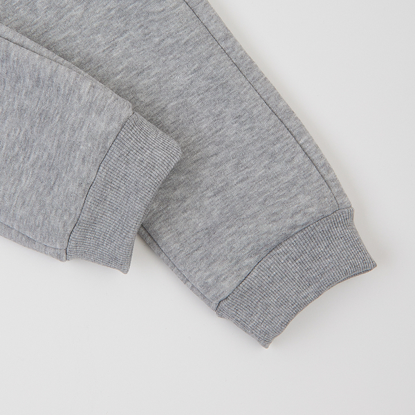 Спортивний костюм на флісі Garnamama Basic Hoodie soft 134 Сірий (1032661.1397591) - Pampik - 5