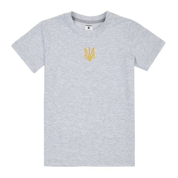 Футболка Garnamama Ukraine t-shirt teenagers вишивка 146-152 Сірий (992595.1266107) - Pampik