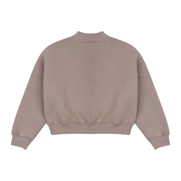 Бомбер утеплення Garnamama Oversize sport zip на блискавці 170-176 Бежевий (1041636.1407303) - Pampik - 2