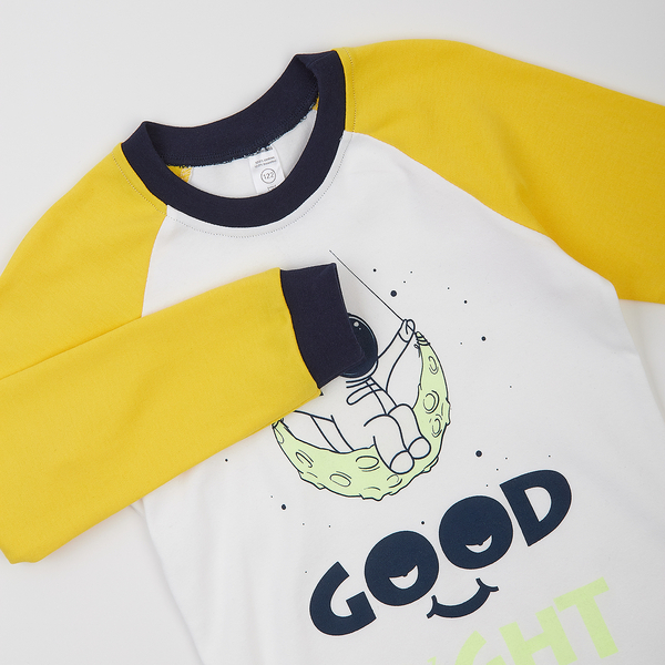 Лонгслів Garnamama Neon LS 122 Жовтий Білий (1025120.1333667) - Pampik - 5