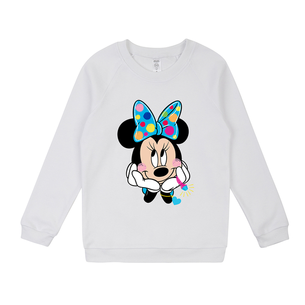 Реглан Garnamama Basic Sweatshirt інтерлок прінт 110 Белый (1033179.1397861) - Pampik