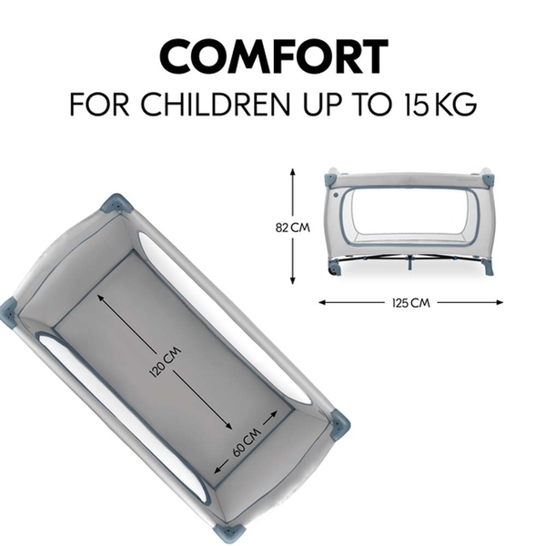 Дитяче ліжечко-манеж Hauck Sleep N Play Go Plus Dusty Mint (60088-7) - Pampik - 3