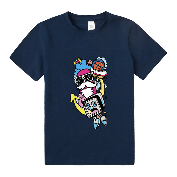 Футболка Garnamama Summer 2024 t-shirt 110-116 Синий (977199.1334413) - Pampik