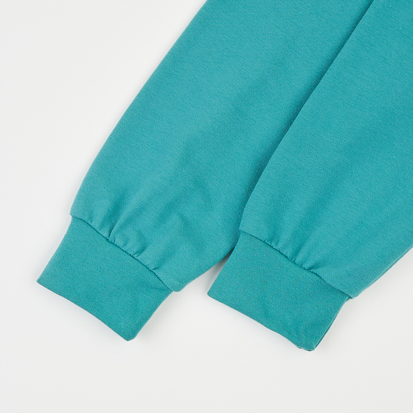 Худі Garnamama Basic Hoodie 2-х нитка 140 Зеленый (1008886.11408815) - Pampik - 6