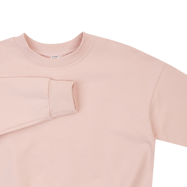 Світшот Garnamama Basic Sweatshirt 2-х нитка 146 Розовый (1013231.1303604) - Pampik - 3