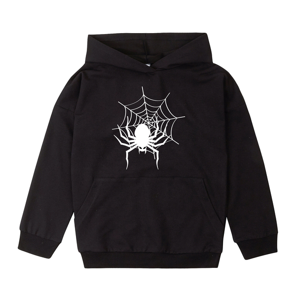 Худі Garnamama Hoodie children Spiders 164 Чорний (982631.1339461) - Pampik