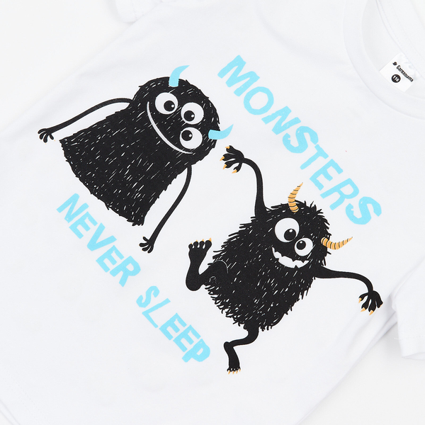 Футболка Garnamama Neon t-shirt, р.128, білий (978322.1333933) - Pampik - 3