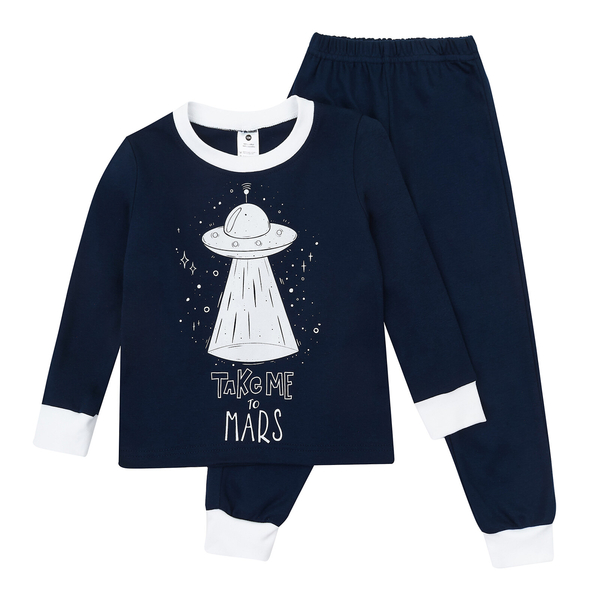 Піжама, що світиться Garnamama Neon PG 110 Синий (634837.5084112) - Pampik