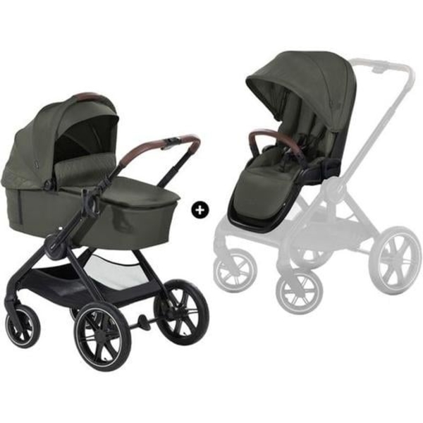 Универсальная коляска 2 в 1 Hauck Walk N Care Air Dark Olive (16549-2) - Pampik