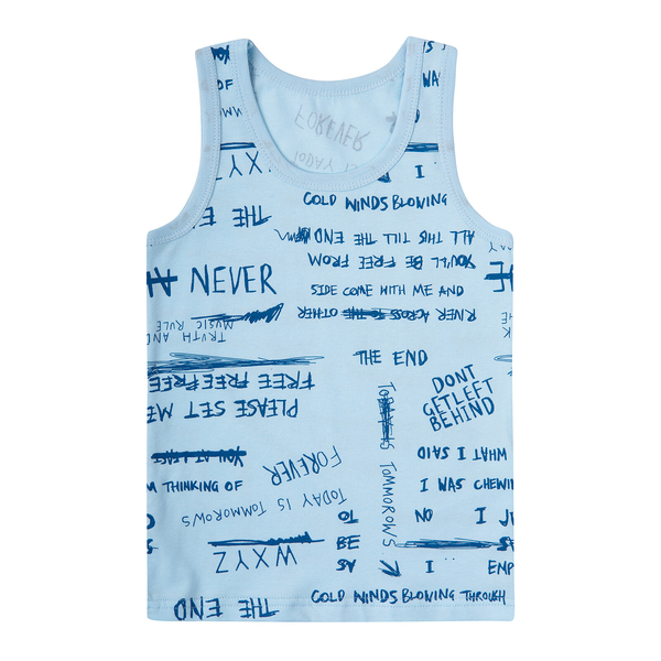 Майка Garnamama Cosmodino Vests 110-116 Блакитний (882338.1119655) - Pampik