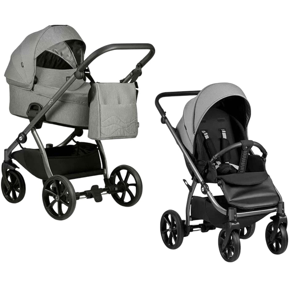 Універсальна коляска 2 в 1 Tutis LEO+ Warm Grey - Pampik