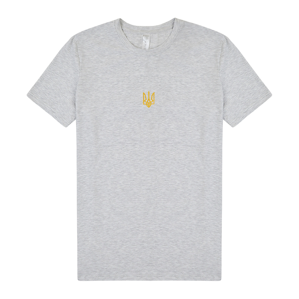 Футболка Garnamama Ukraine t-shirt чол вышивка XXL муж Серый (972976.1266125) - Pampik