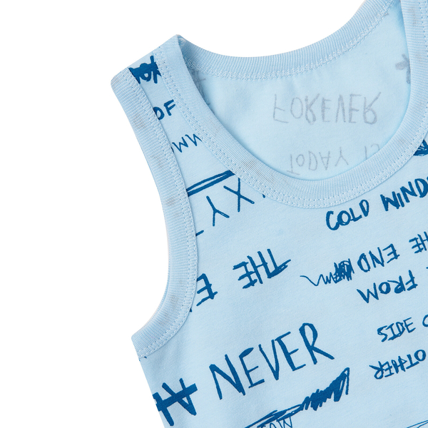 Майка Garnamama Cosmodino Vests 110-116 Блакитний (882338.1119655) - Pampik - 3