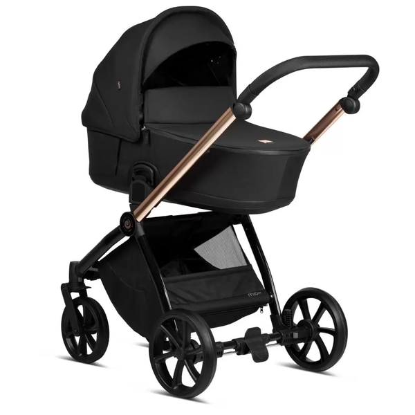 Универсальная коляска 2 в 1 Tutis MIO 3+ Black Edition Rose Gold - Pampik - 2
