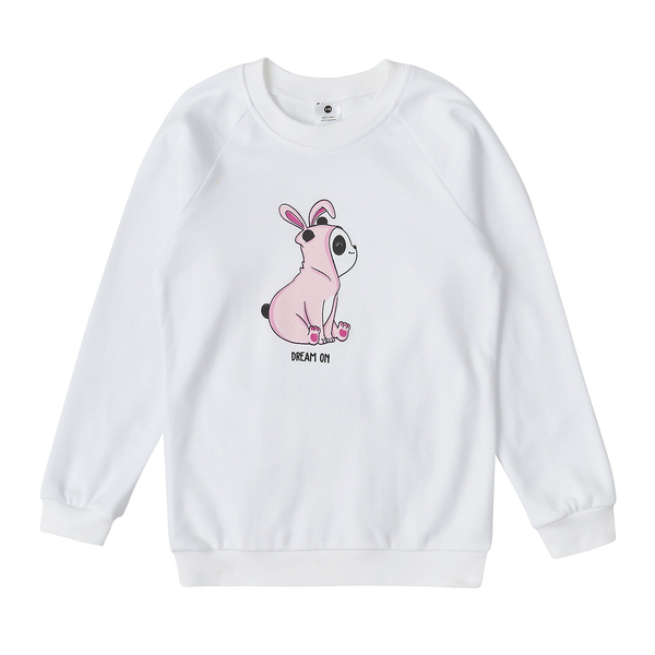 Реглан Garnamama Sleeves малюнок 116 Белый (834569.11930311) - Pampik - 2