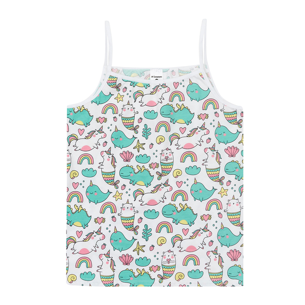 Майка Garnamama Unicorn Vests 146-152 Білий (784928.1115805) - Pampik
