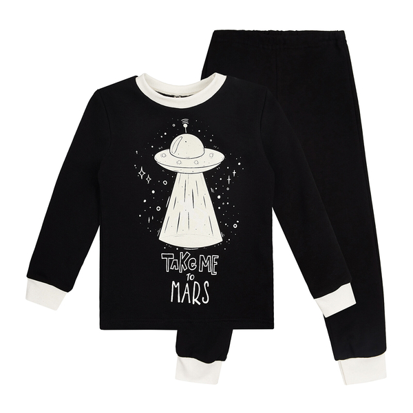 Піжама, що світиться Garnamama Neon PG 104 Черный (846042.5084157) - Pampik