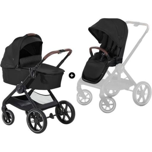 Універсальна коляска 2 в 1 Hauck Walk N Care Air Black (16547-8) - Pampik