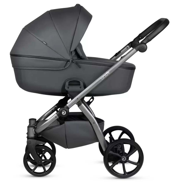 Универсальная коляска 2 в 1 Tutis UNO 5+ Leather collection Licorice - Pampik - 3