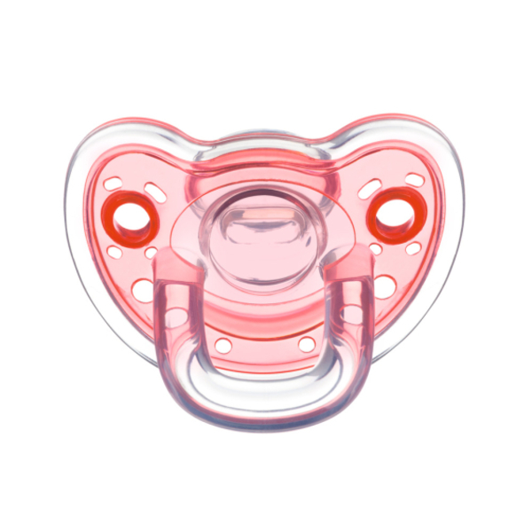 Пустышка силиконовая Bebe Confort Natura Physio, анатомическая, 18-36 мес., 1 шт., красный (3104201260) - Pampik