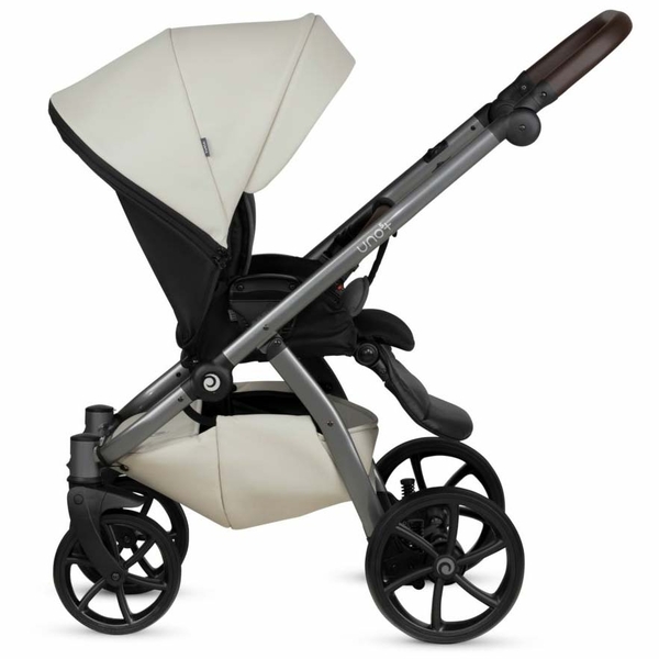 Универсальная коляска 2 в 1 Tutis UNO 5+ Leather collection Black Sesame - Pampik - 6