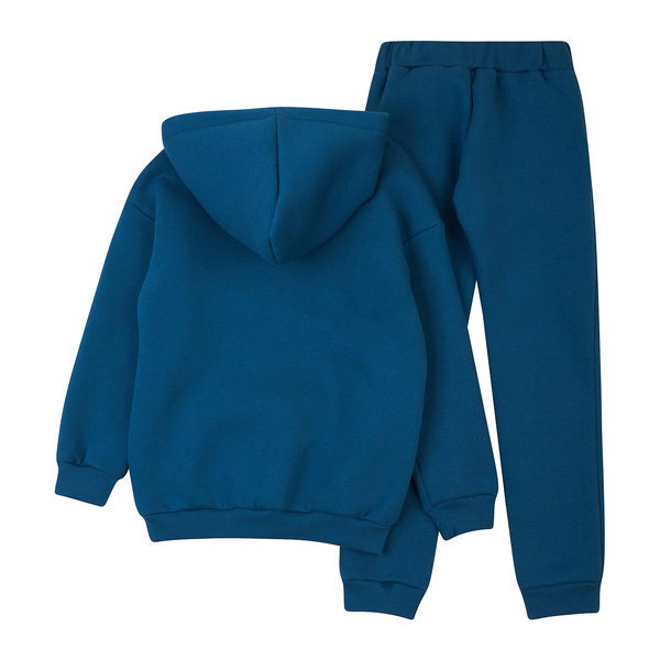 Спортивний костюм на флісі Garnamama Sweatsuit Hoodie+Pants soft нове лекало 140 Синий (951480.1309322) - Pampik - 10