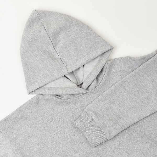 Худі Garnamama Basic Hoodie 2-х нитка 134 Сірий (821598.1140883) - Pampik - 4