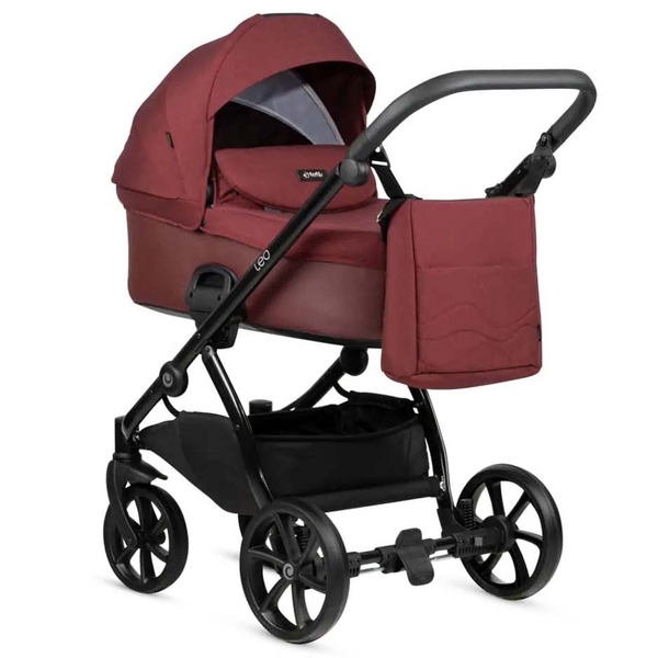 Универсальная коляска 2 в 1 Tutis LEO+ Burgundy - Pampik - 2