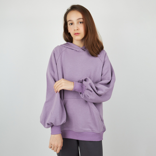 Худі Garnamama Hoodie girl 164 Бузковий (972864.1330702) - Pampik - 3