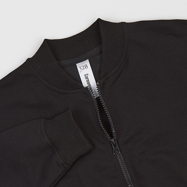 Бомбер Garnamama Бомбер без капюшона Season 2025 146-152 Черный (1053613.1418703) - Pampik - 3