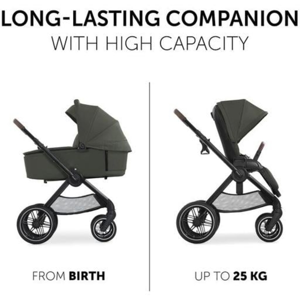 Универсальная коляска 2 в 1 Hauck Walk N Care Air Dark Olive (16549-2) - Pampik - 6