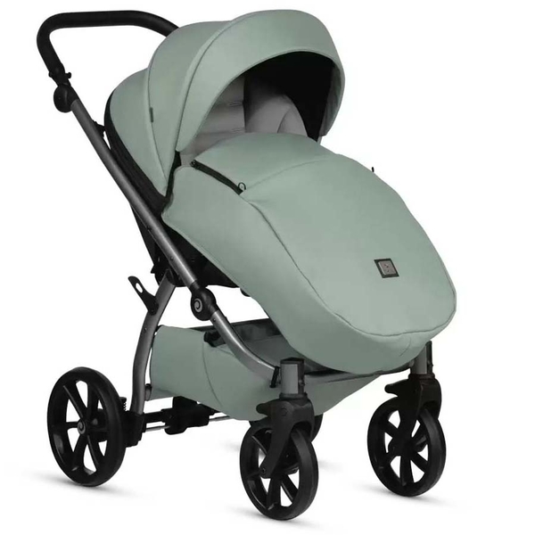Універсальна коляска 2 в 1 Tutis UNO 5+ Leather collection Sage - Pampik - 5