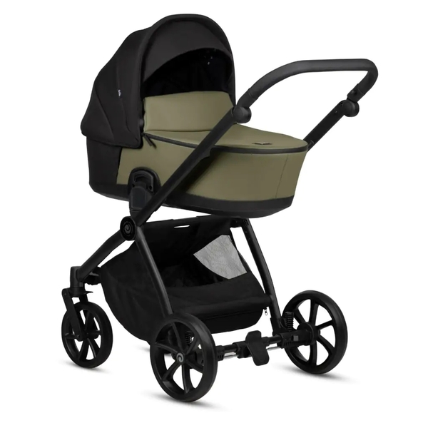 Универсальная коляска 2 в 1 Tutis MIO 3+ Leather Olive - Pampik - 2
