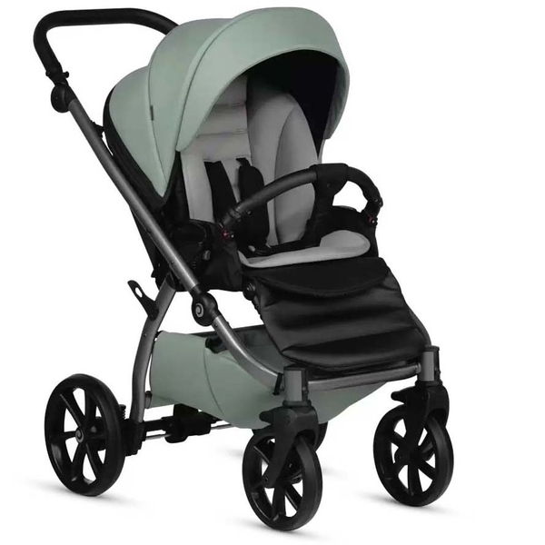 Універсальна коляска 2 в 1 Tutis UNO 5+ Leather collection Sage - Pampik - 6