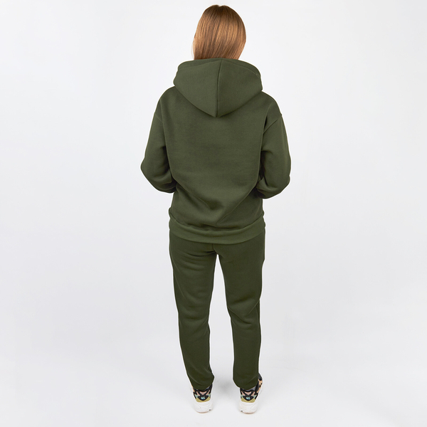 Спортивні штани на флісі Garnamama Basic pants soft жін M Зелений (877561.1206895) - Pampik - 8