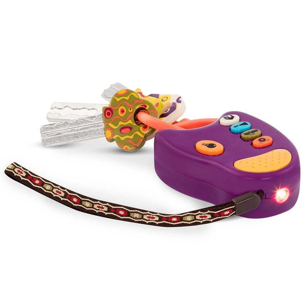 Развивающая игрушка Battat Ключики, фиолетовый (BX1200Z) - Pampik - 4