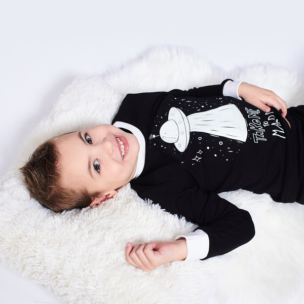 Піжама, що світиться Garnamama Neon PG 110 Чорний (846043.5084157) - Pampik - 5