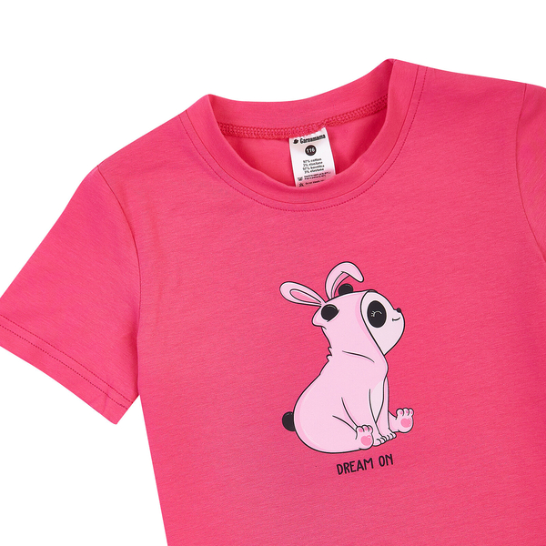 Футболка Garnamama Summer 2024 t-shirt 122-128 Рожевий (921545.12799611) - Pampik - 3
