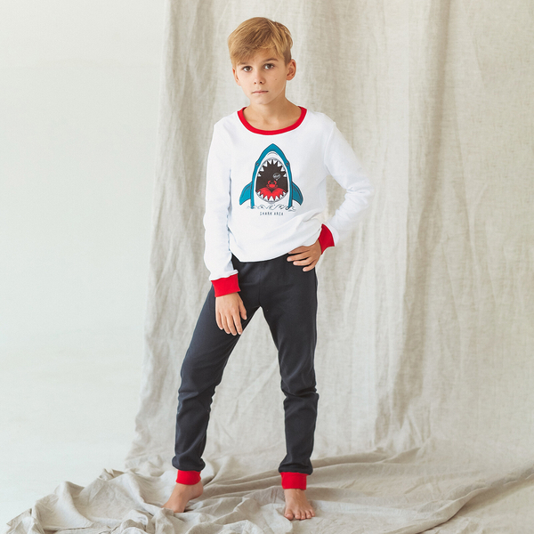 Піжама, що світиться Garnamama Neon PG 116 Белый Черный (969009.5084176) - Pampik - 7