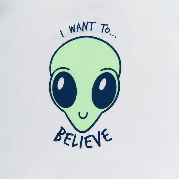 Піжама, що світиться Garnamama Neon PG 86 Білий Блакитний (784516.5084139) - Pampik - 3