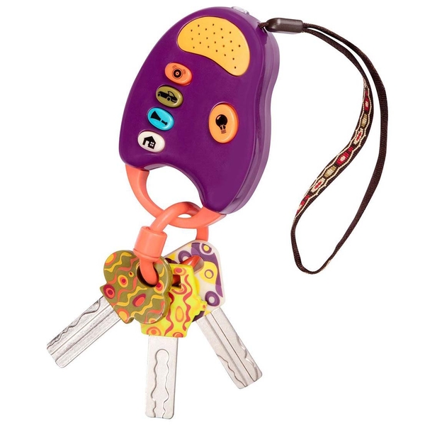 Развивающая игрушка Battat Ключики, фиолетовый (BX1200Z) - Pampik