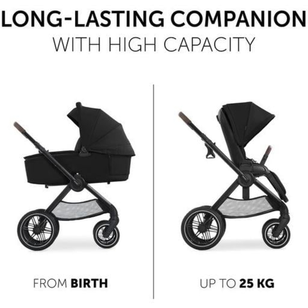 Універсальна коляска 2 в 1 Hauck Walk N Care Air Black (16547-8) - Pampik - 6