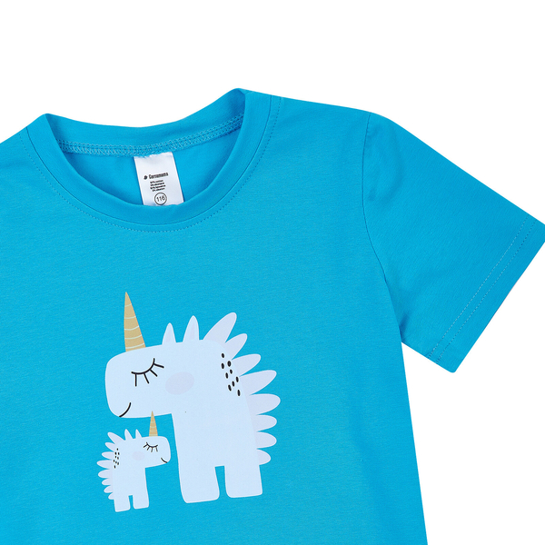 Футболка Garnamama Summer 2024 t-shirt 92-98 Голубой (920421.1279962) - Pampik - 3